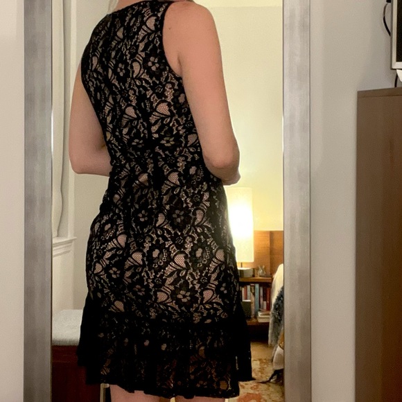Lace black cocktail dress by Spence - Small - Picture 5 of 5